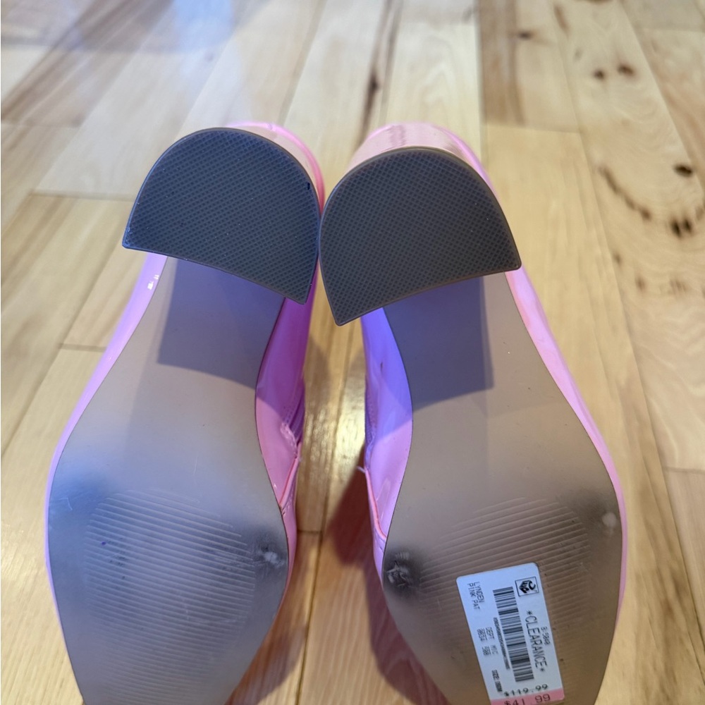 Steve Madden Lynden patent pink platform! Size 6! - Picture 6 of 6